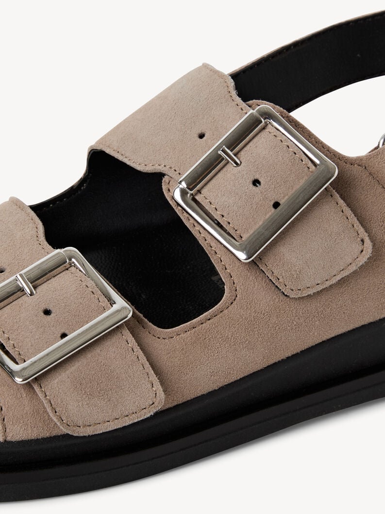in pelle con tacco sandalo beige 1-28225-44-341 compra tamaris sandali online