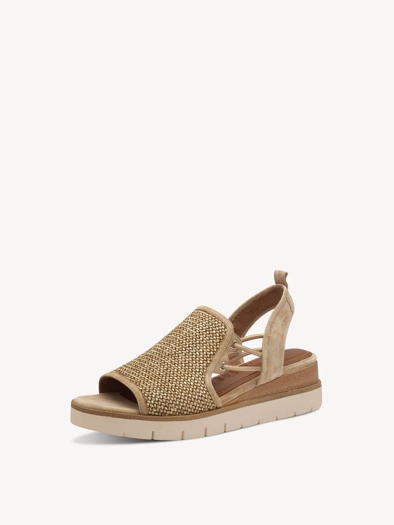sandalo con tacco - marrone 1-28240-44-435 compra tamaris sandali online