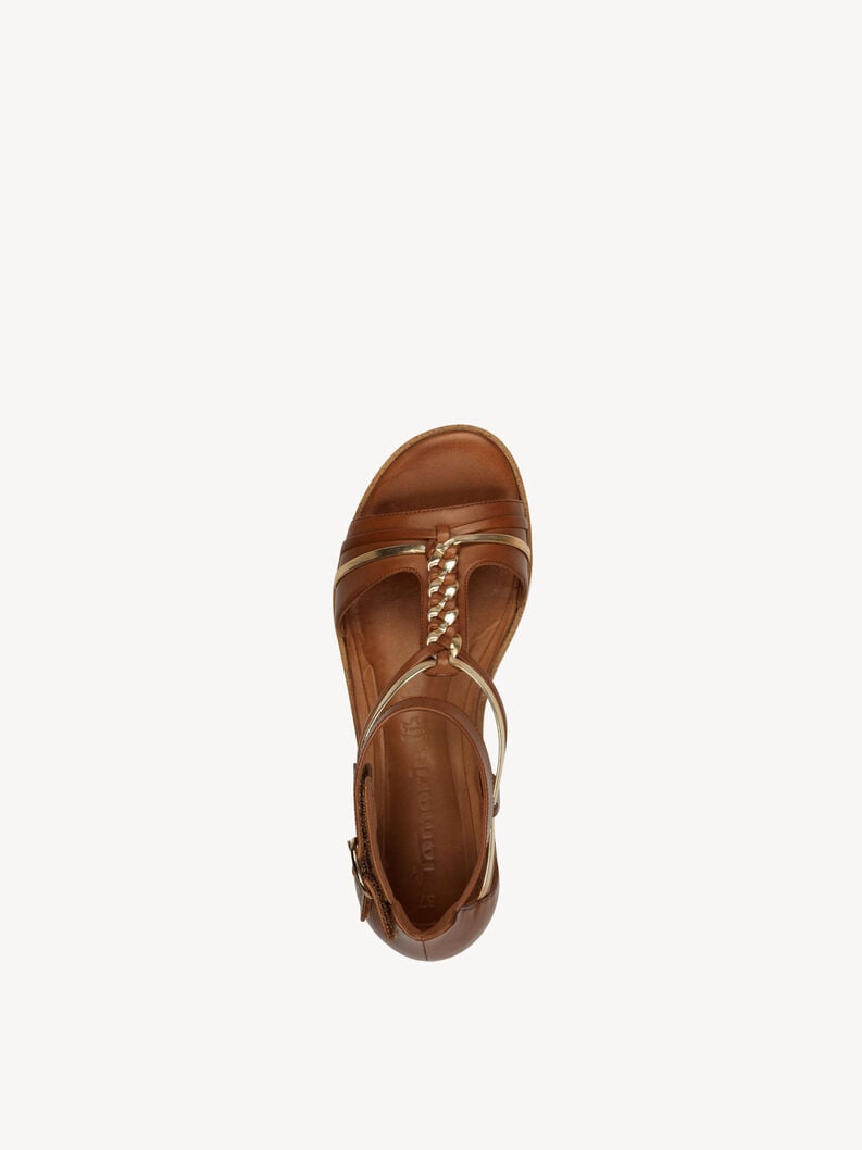sandalo con tacco - marrone 1-28256-44-305 compra tamaris sandali online