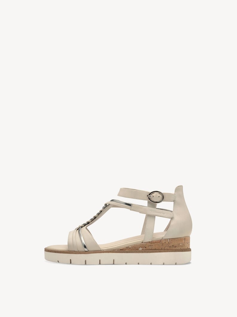 sandalo con tacco - beige 1-28256-44-430 compra tamaris sandali online
