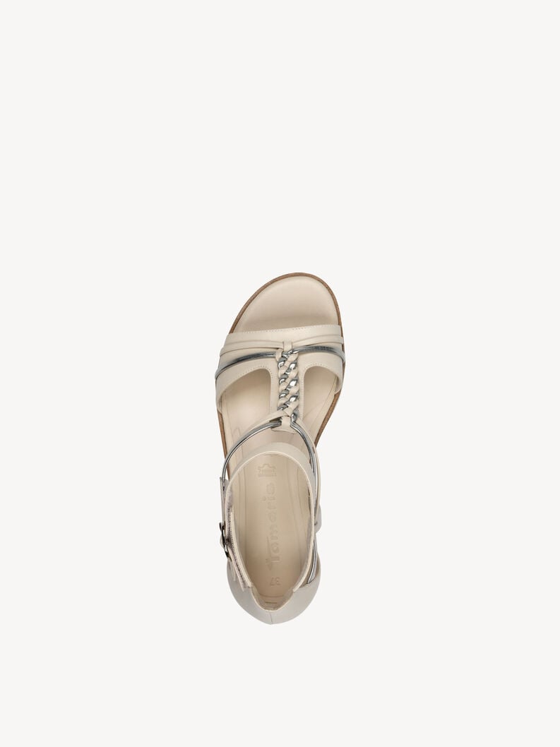 sandalo con tacco - beige 1-28256-44-430 compra tamaris sandali online