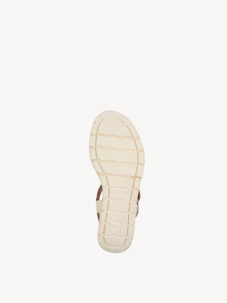 in pelle con tacco sandalo beige 1-28258-44-418 compra tamaris sandali online