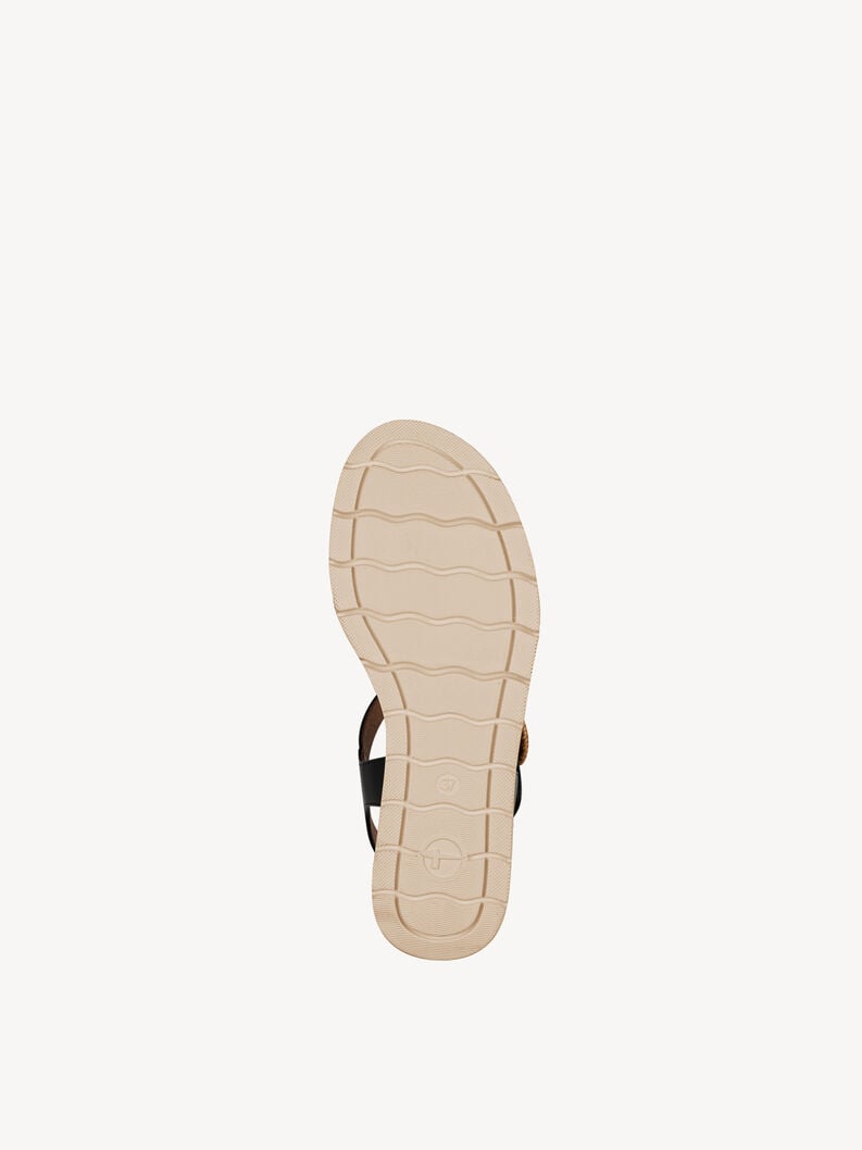 in pelle con tacco sandalo blu 1-28258-44-805 compra tamaris sandali online