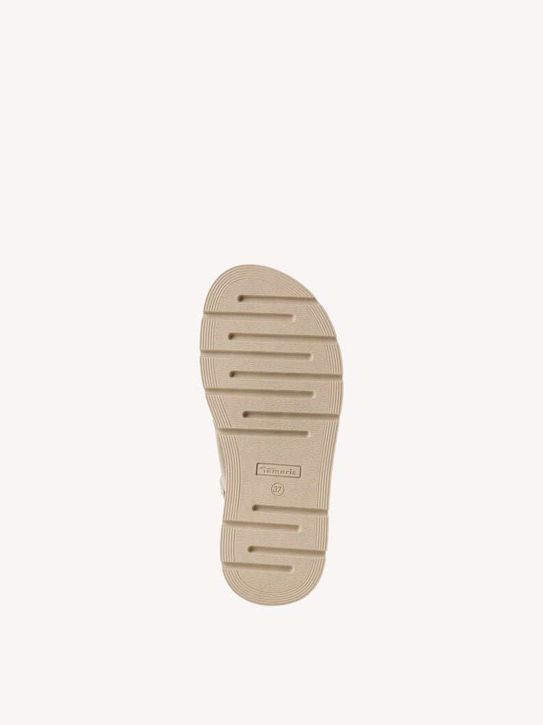 in pelle con tacco sandalo oro 1-28270-42-933 compra tamaris sandali online