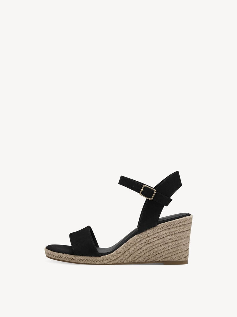sandalo con tacco - nero 1-28300-42-001 compra tamaris sandali online