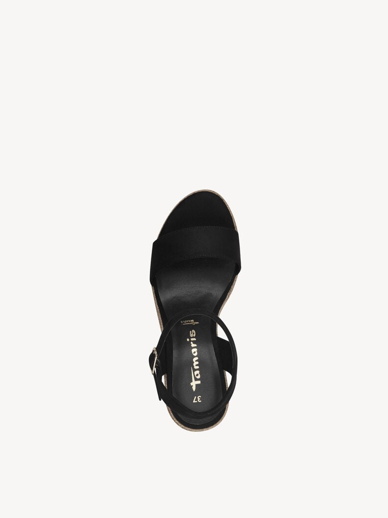 sandalo con tacco - nero 1-28300-42-001 compra tamaris sandali online