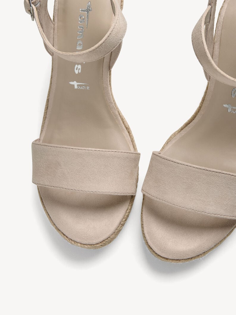 sandalo con tacco - beige 1-28300-42-251 compra tamaris sandali online