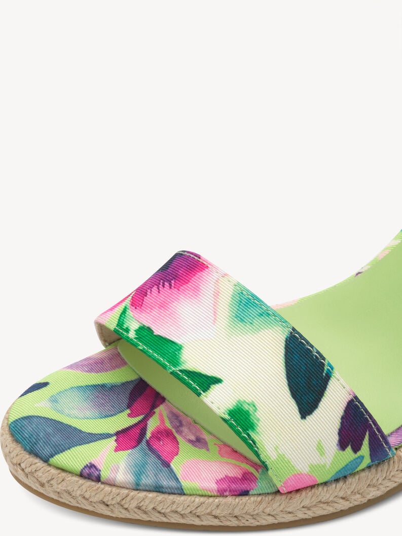 sandalo con tacco - verde 1-28300-42-701 compra tamaris sandali online