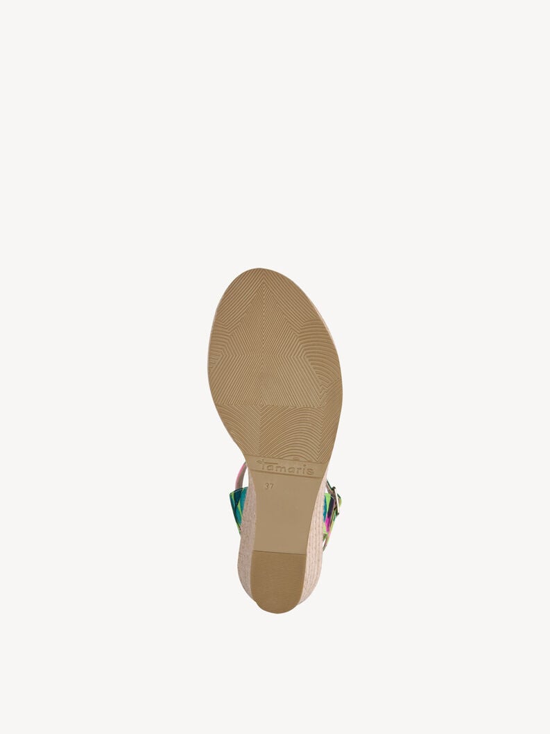 sandalo con tacco - verde 1-28300-42-701 compra tamaris sandali online
