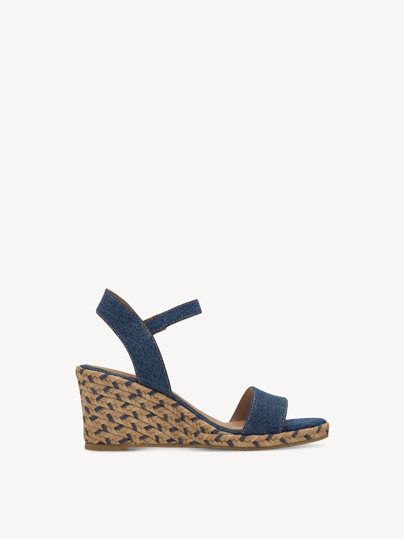 sandalo con tacco - blu 1-28300-42-8a2 compra tamaris sandali online