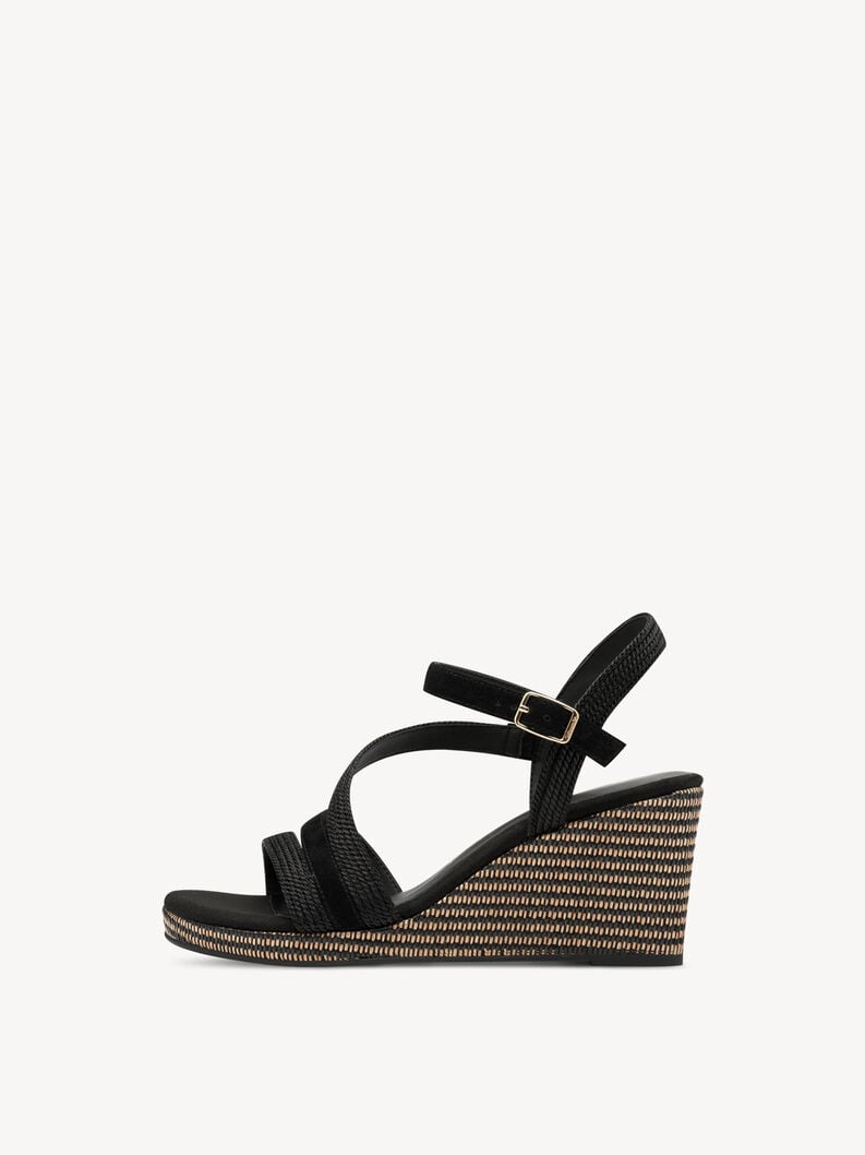 sandalo con tacco - nero 1-28323-44-001 compra tamaris sandali online