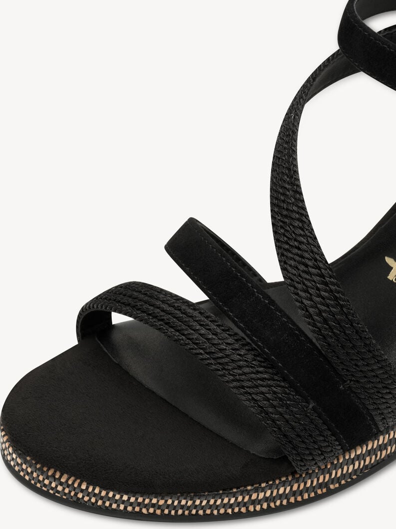 sandalo con tacco - nero 1-28323-44-001 compra tamaris sandali online