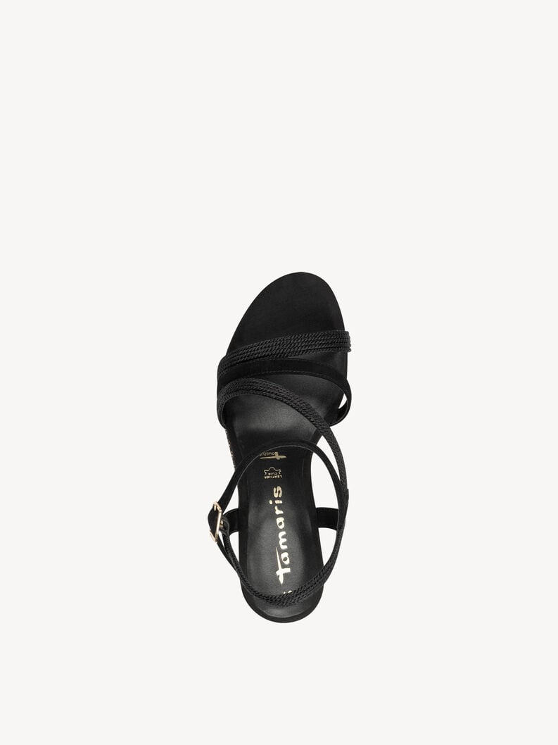 sandalo con tacco - nero 1-28323-44-001 compra tamaris sandali online