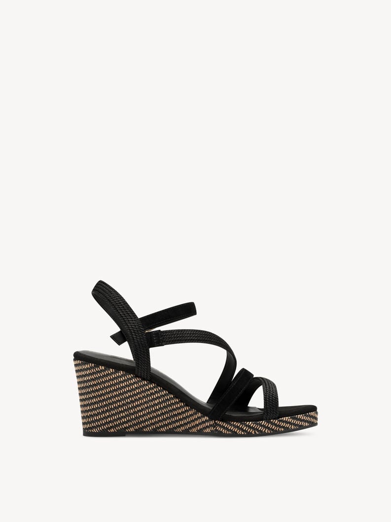 sandalo con tacco - nero 1-28323-44-001 compra tamaris sandali online