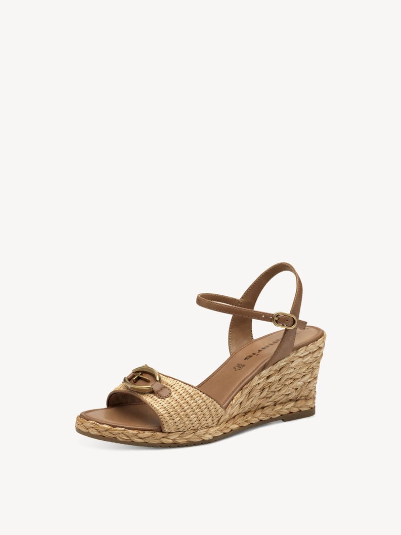 sandalo con tacco - beige 1-28339-44-318 compra tamaris sandali online