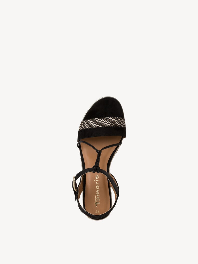 sandalo con tacco - nero 1-28361-42-098 compra tamaris sandali online