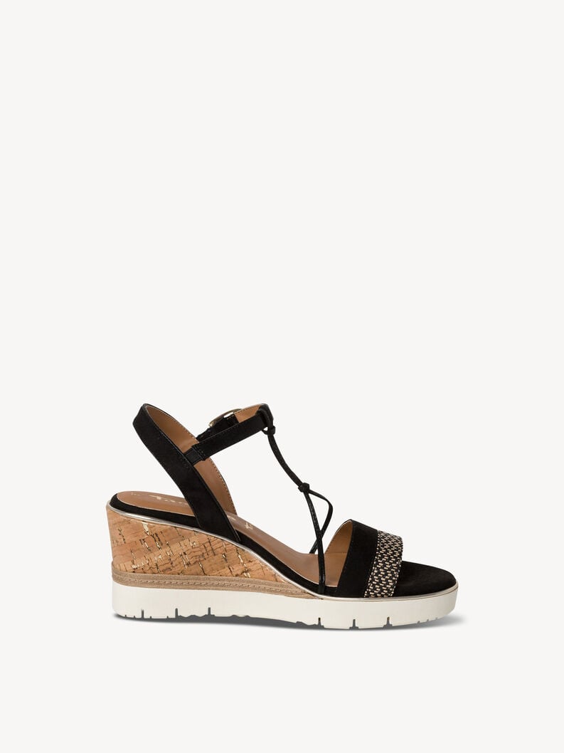 sandalo con tacco - nero 1-28361-42-098 compra tamaris sandali online