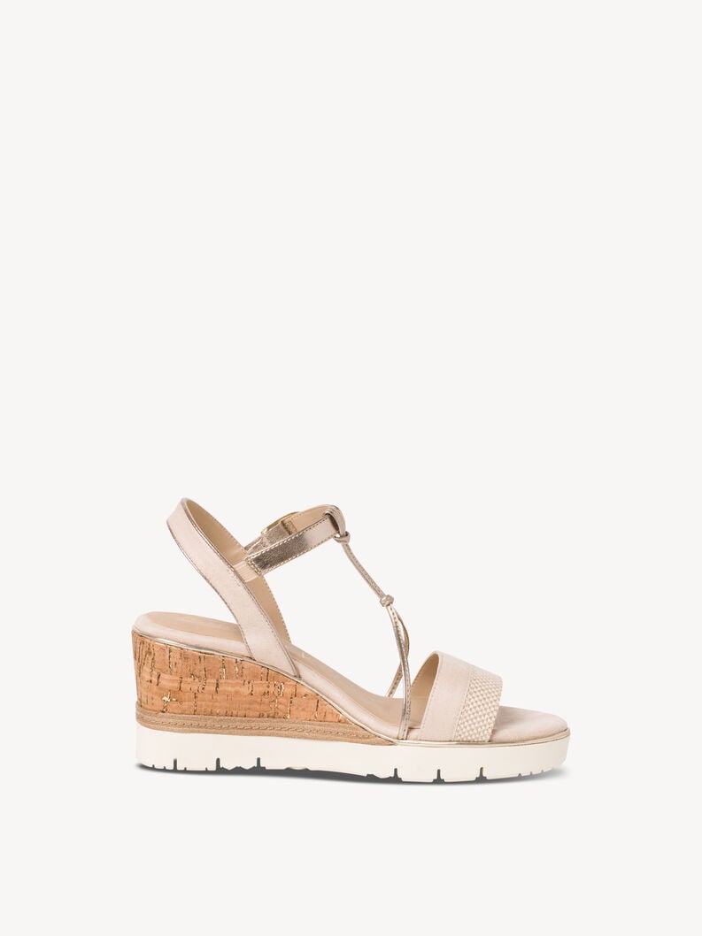 sandalo con tacco - beige 1-28361-42-402 compra tamaris sandali online