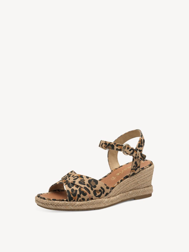 sandalo con tacco - marrone 1-28367-42-360 compra tamaris sandali online