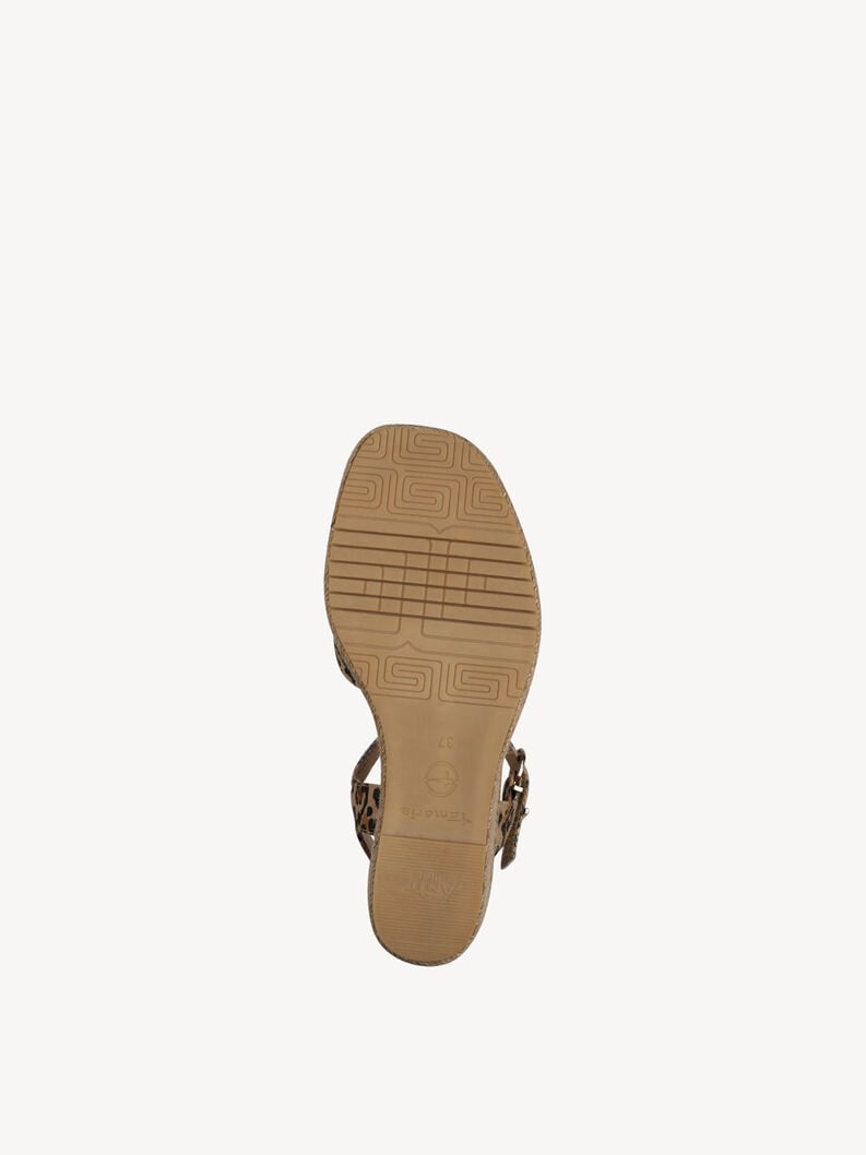 sandalo con tacco - marrone 1-28367-42-360 compra tamaris sandali online