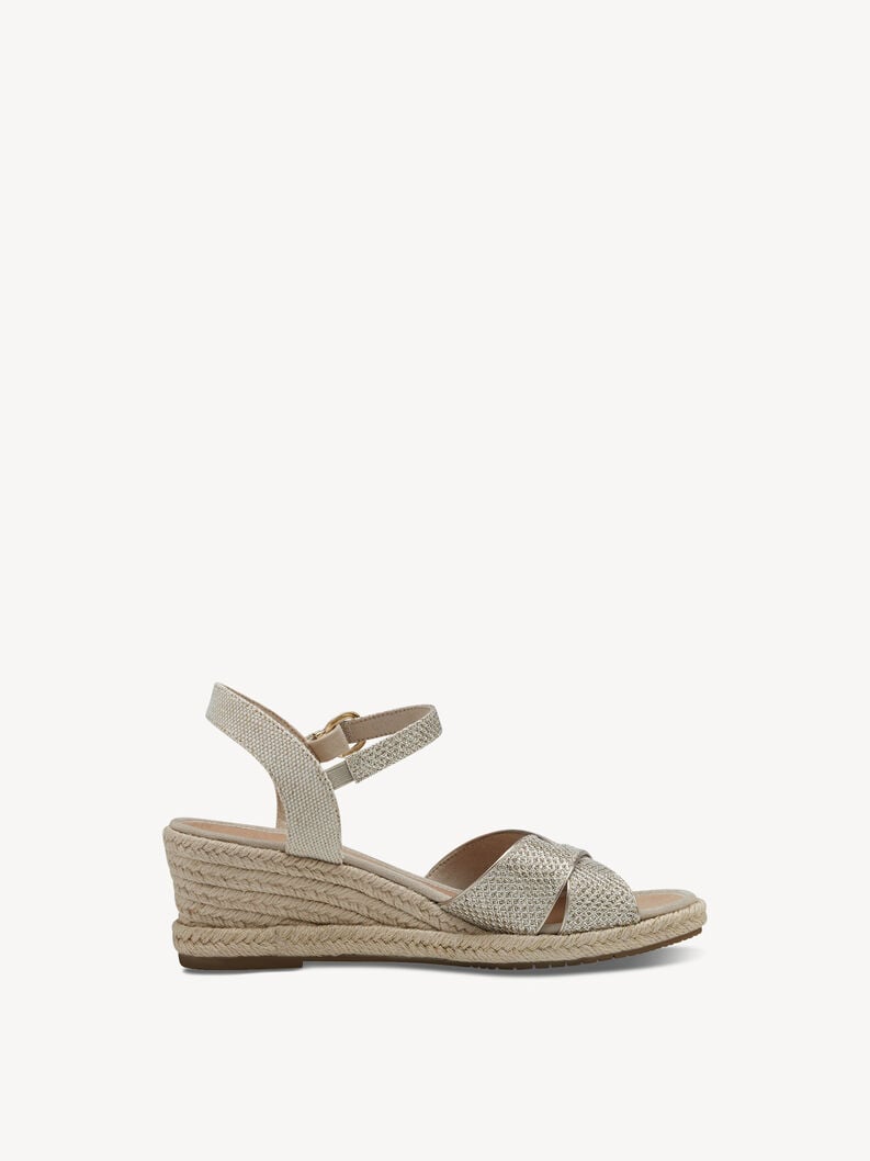 sandalo con tacco - oro 1-28367-42-967 compra tamaris sandali online