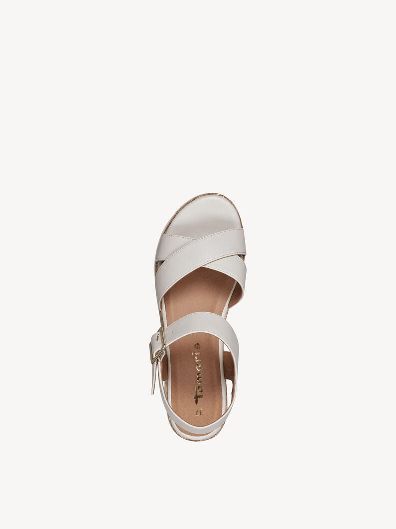 sandalo con tacco - beige 1-28708-42-418 compra tamaris sandali online