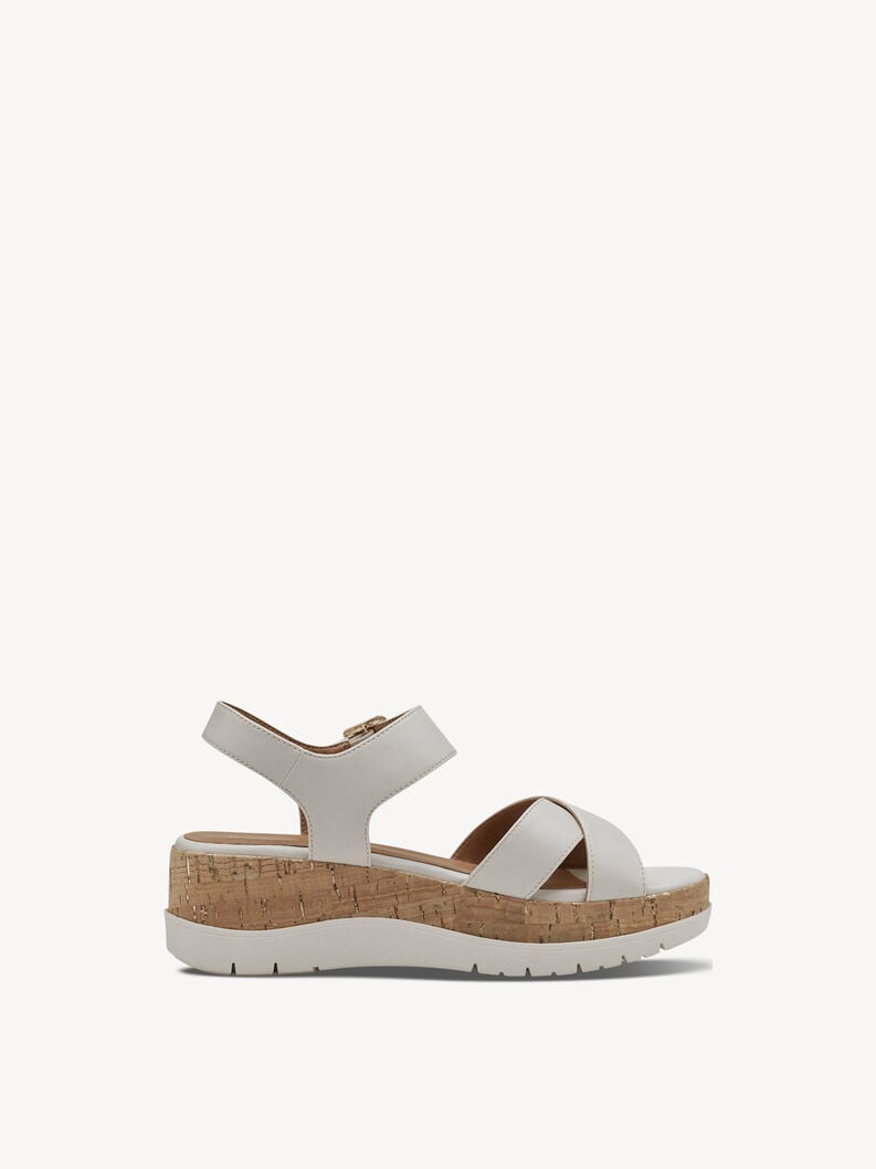 sandalo con tacco - beige 1-28708-42-418 compra tamaris sandali online