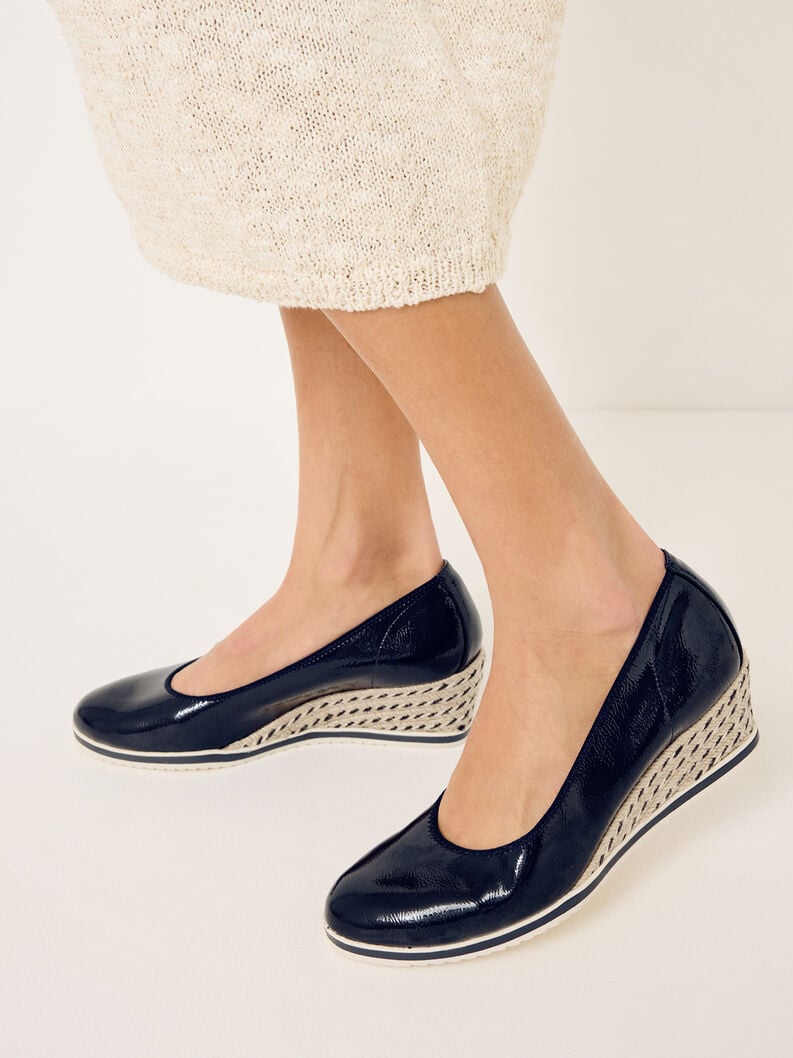 wedge pompe - blu 1-22305-42-805 compra tamaris pompe online