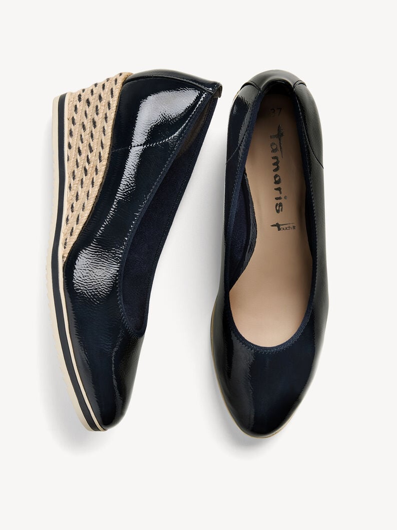 wedge pompe - blu 1-22305-42-805 compra tamaris pompe online