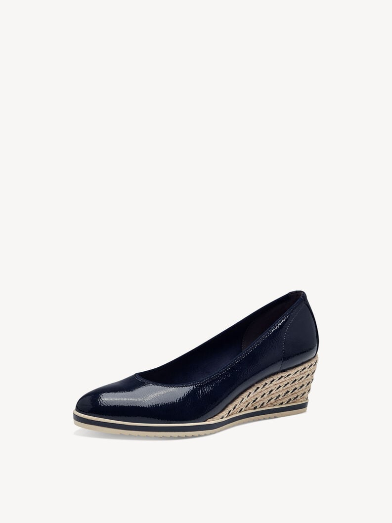 wedge pompe - blu 1-22305-42-805 compra tamaris pompe online