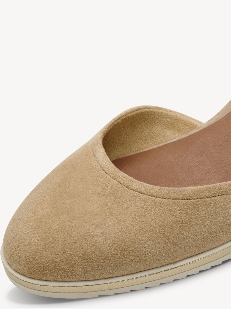 pelle wedge pompe - marrone 1-22309-42-435 compra tamaris pompe online