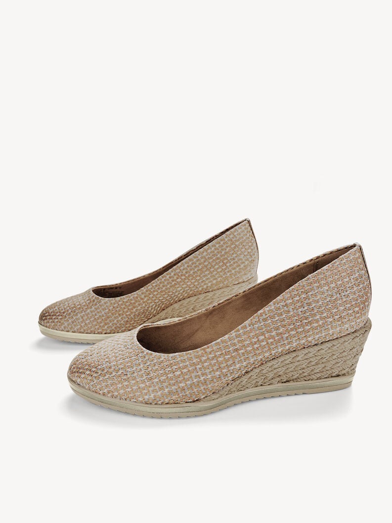 wedge pompe - beige 1-22313-44-320 compra tamaris pompe online