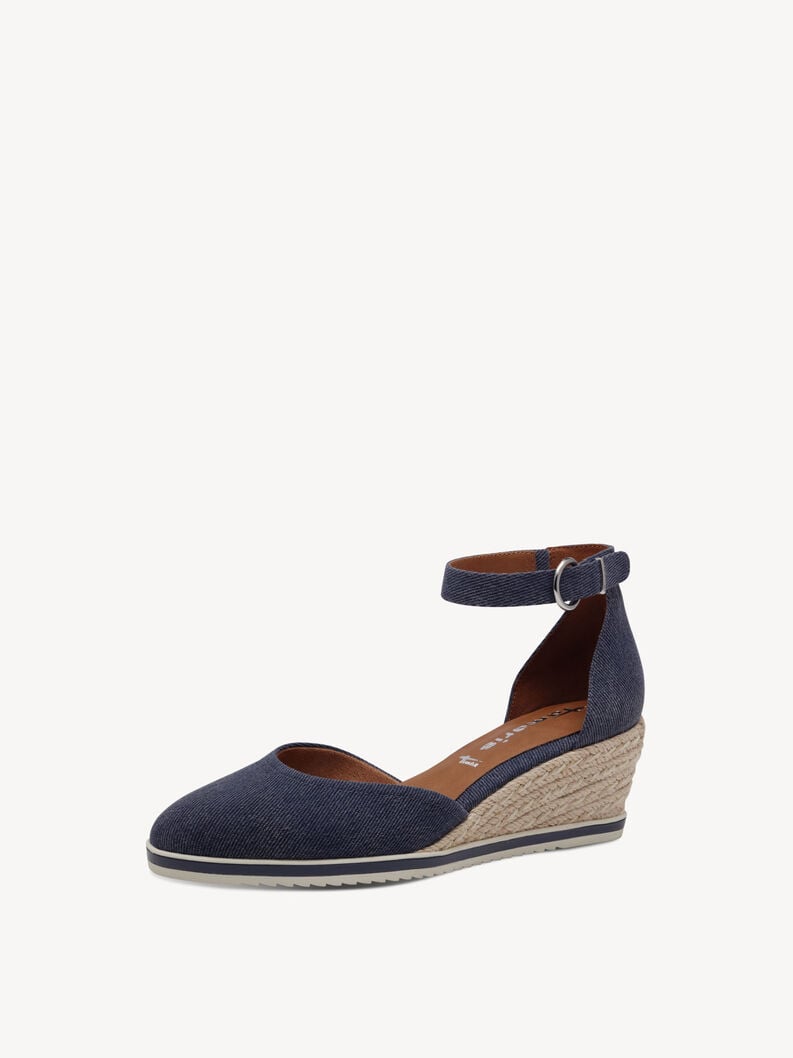 wedge pompe - blu 1-22319-44-800 compra tamaris pompe online