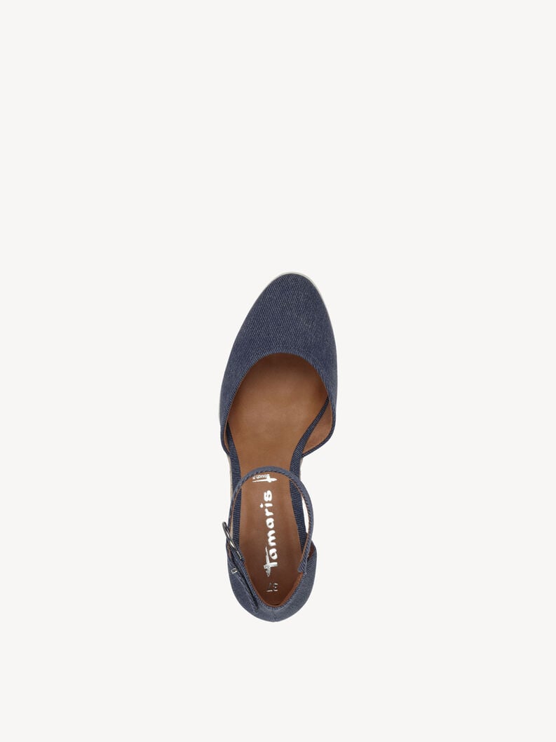 wedge pompe - blu 1-22319-44-800 compra tamaris pompe online