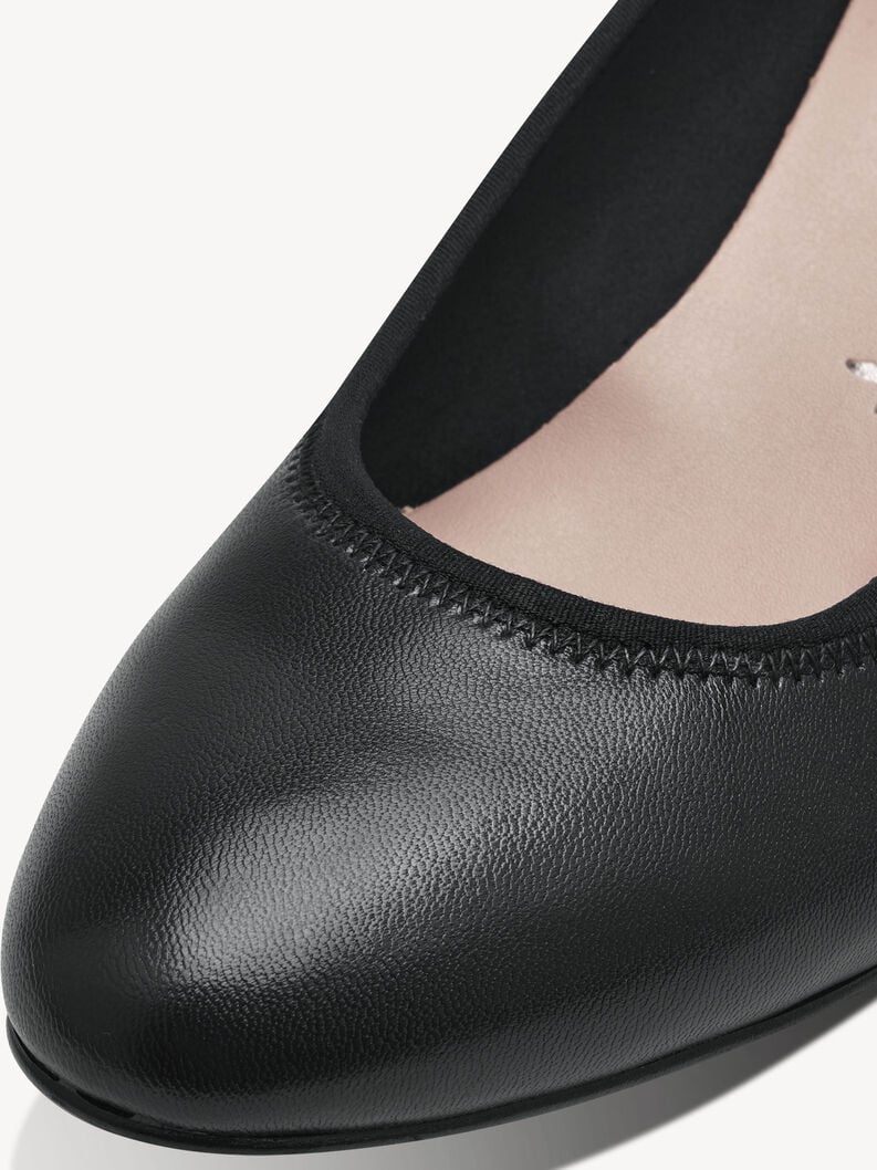 pelle wedge pompe - nero 1-22320-42-003 compra tamaris pompe online