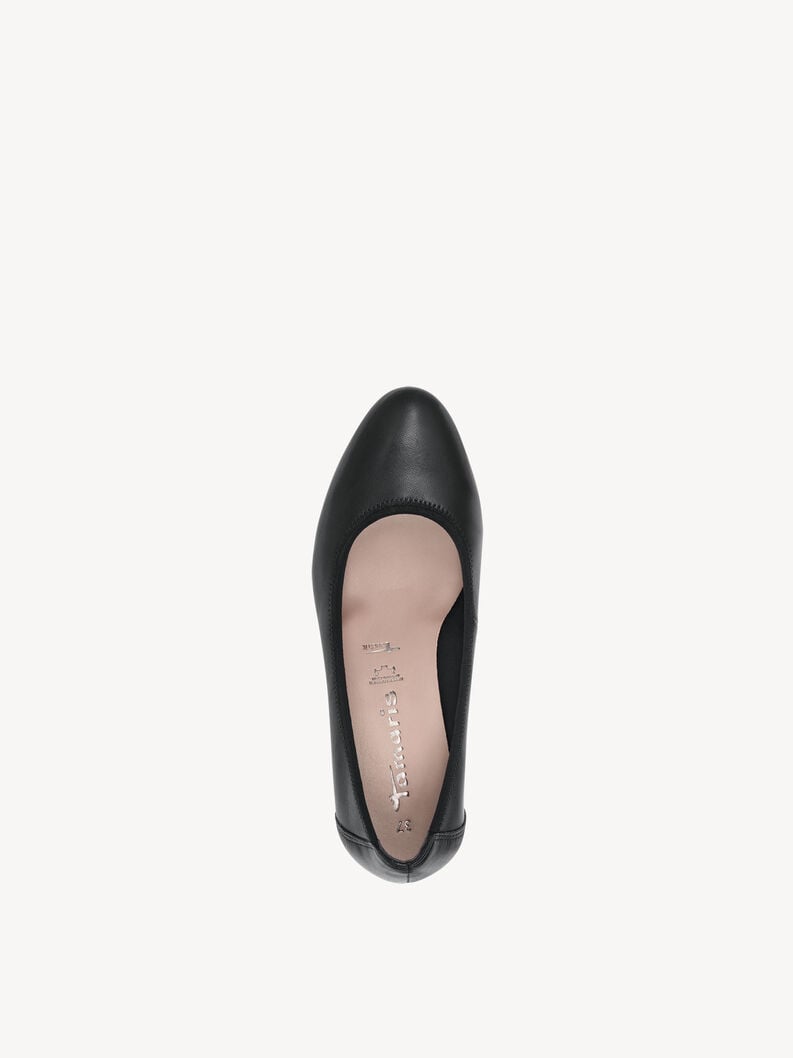 pelle wedge pompe - nero 1-22320-42-003 compra tamaris pompe online