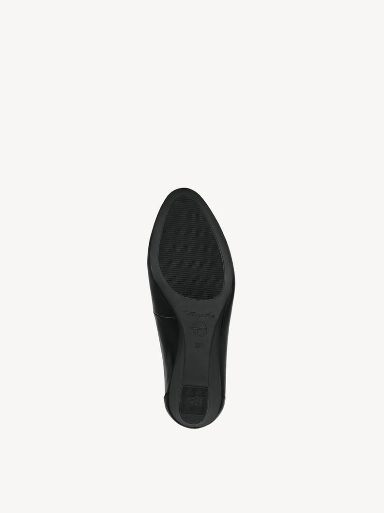 pelle wedge pompe - nero 1-22320-42-003 compra tamaris pompe online