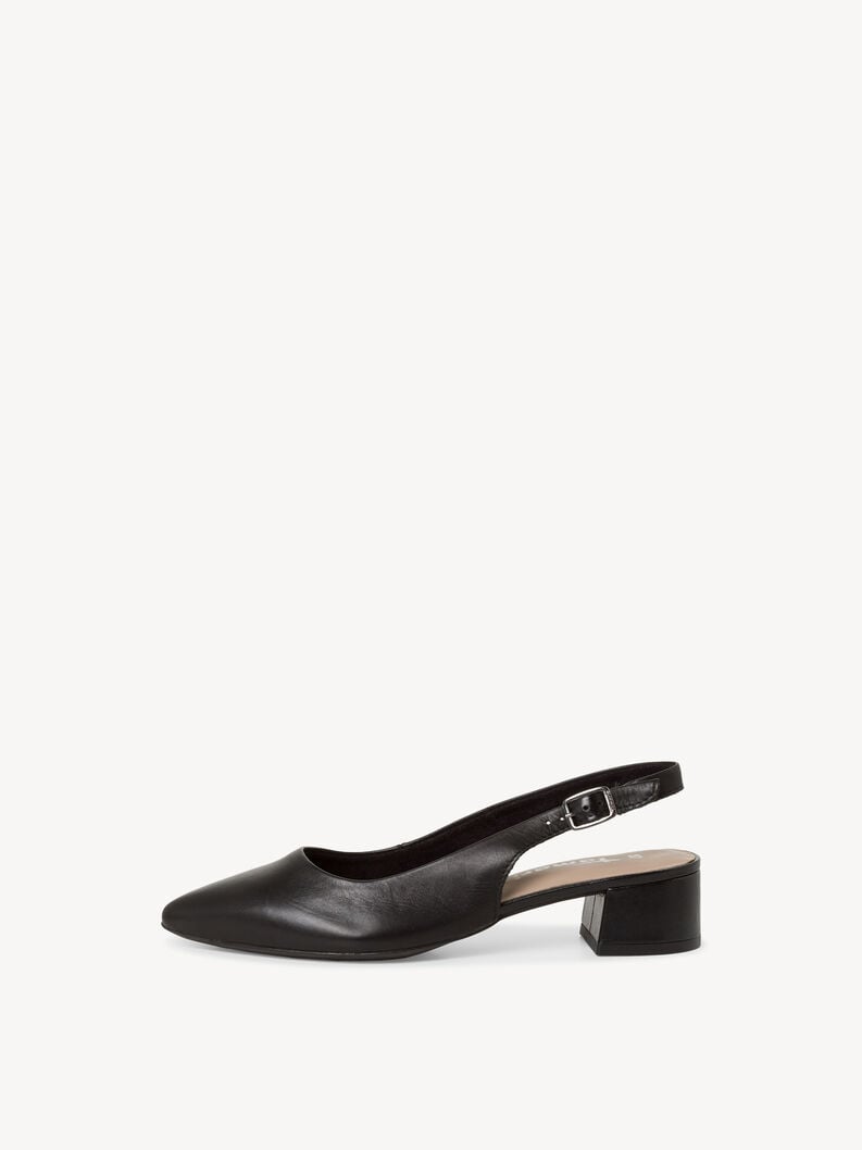 imbracatura di cuoio pompe - nero 1-29500-42-003 compra tamaris sling pompe online
