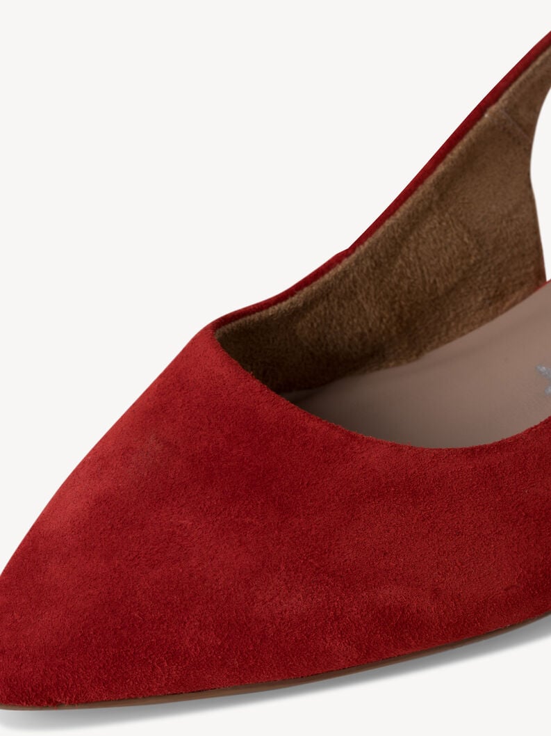 imbracatura di cuoio pompe - rosso 1-29500-42-500 compra tamaris sling pompe online